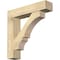 Ekena Millwork Balboa Block Rough Sawn Bracket w/ Offset Brace, Douglas Fir, 8"W x 36"D x 36"H BKT0806X36X36BOA05RDF - alternate 1